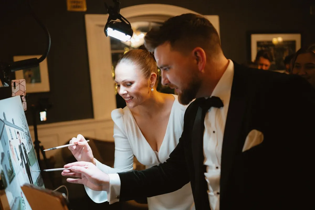 Lucy & Barry’s Winter Wedding at Clonabreany House