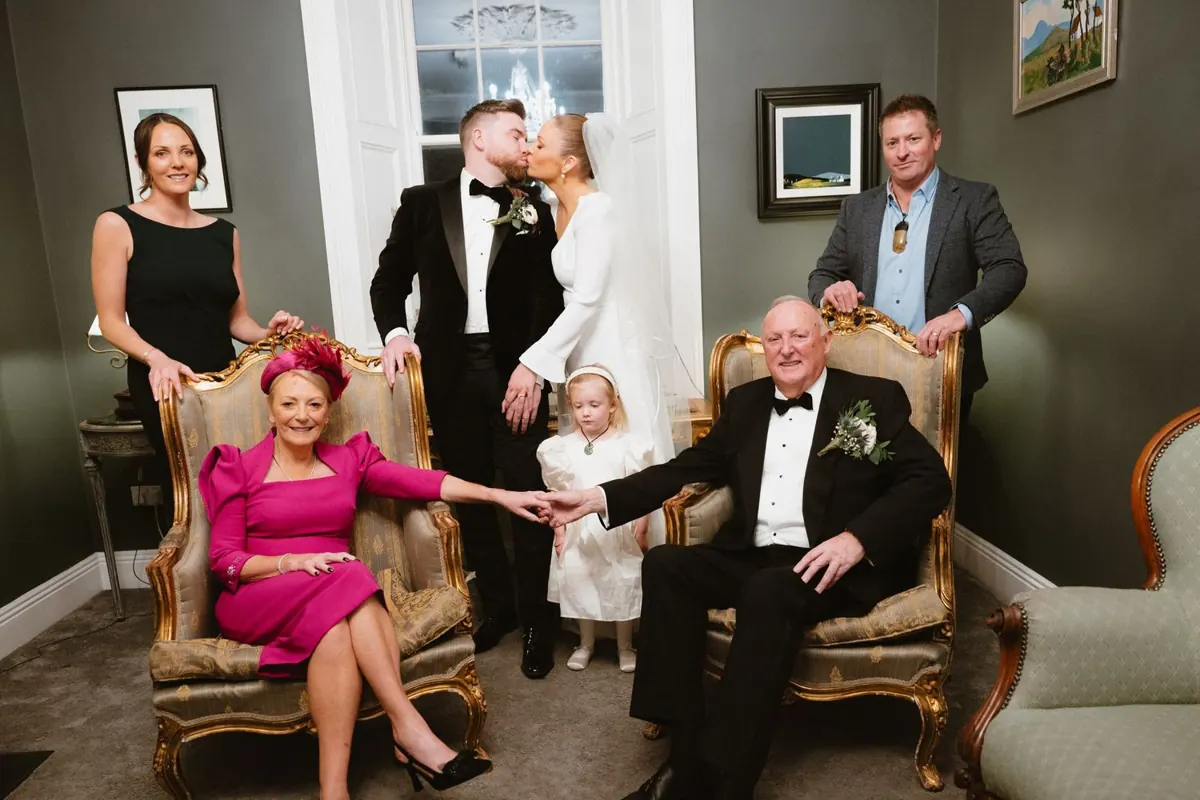 Lucy & Barry’s Winter Wedding at Clonabreany House