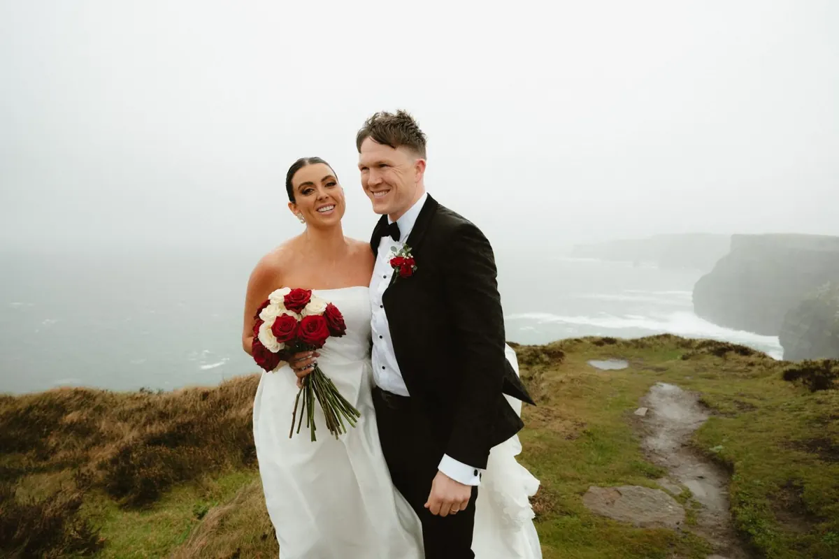 Aisling & Hugh’s Christmas Wedding in Doolin