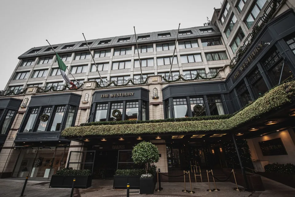 The exterior of The Westbury hotel in Dublin