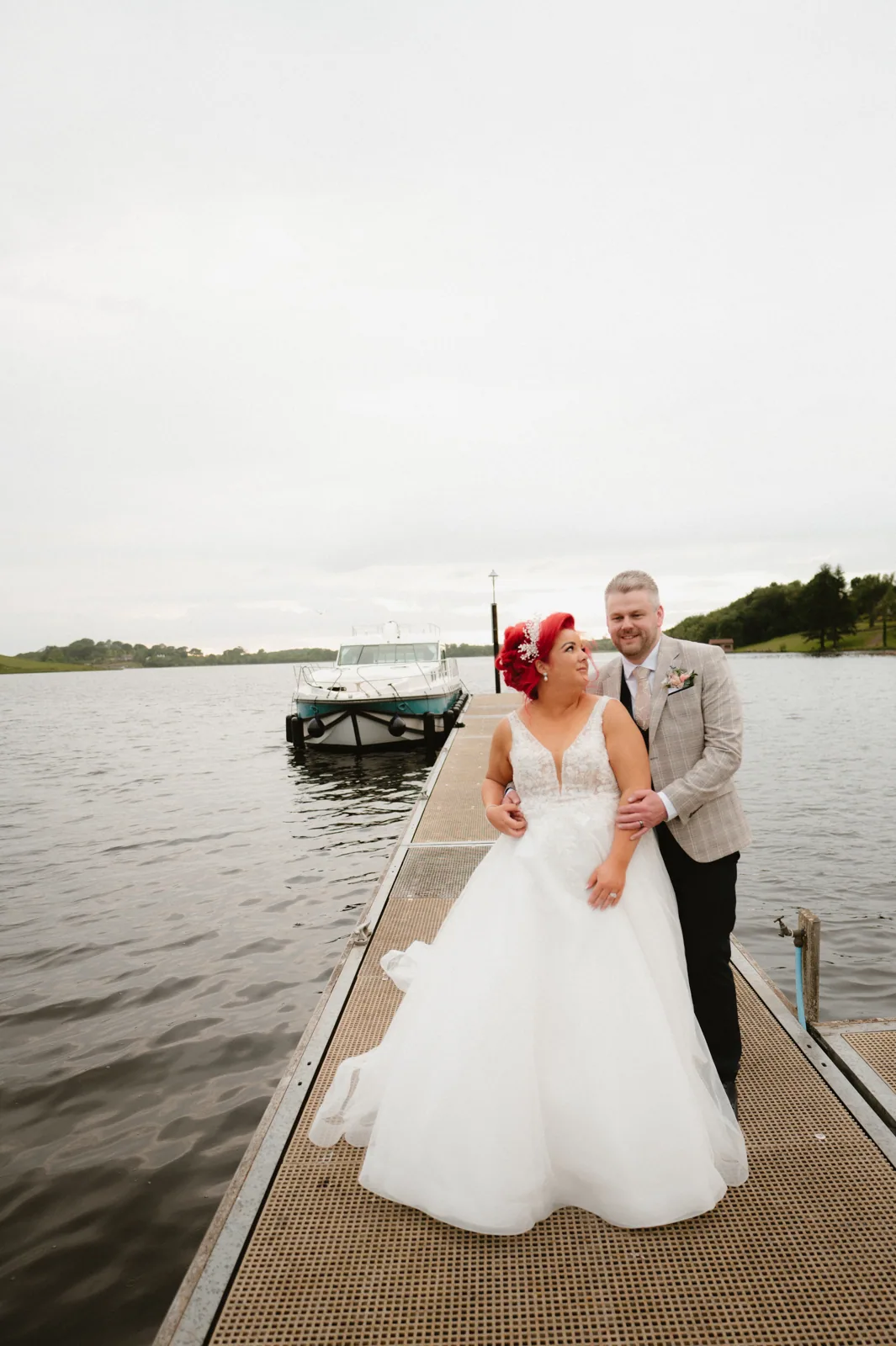 Belinda and Kevin on the jetty