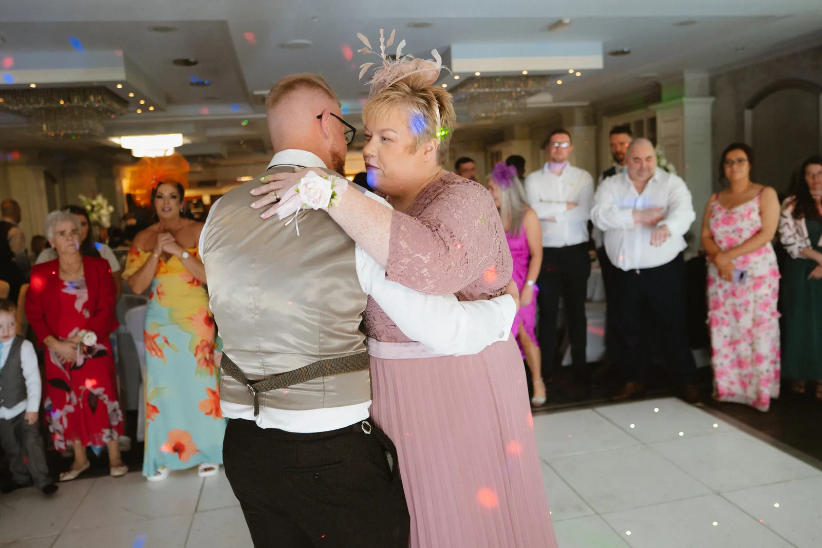 Ryan dances with a guest