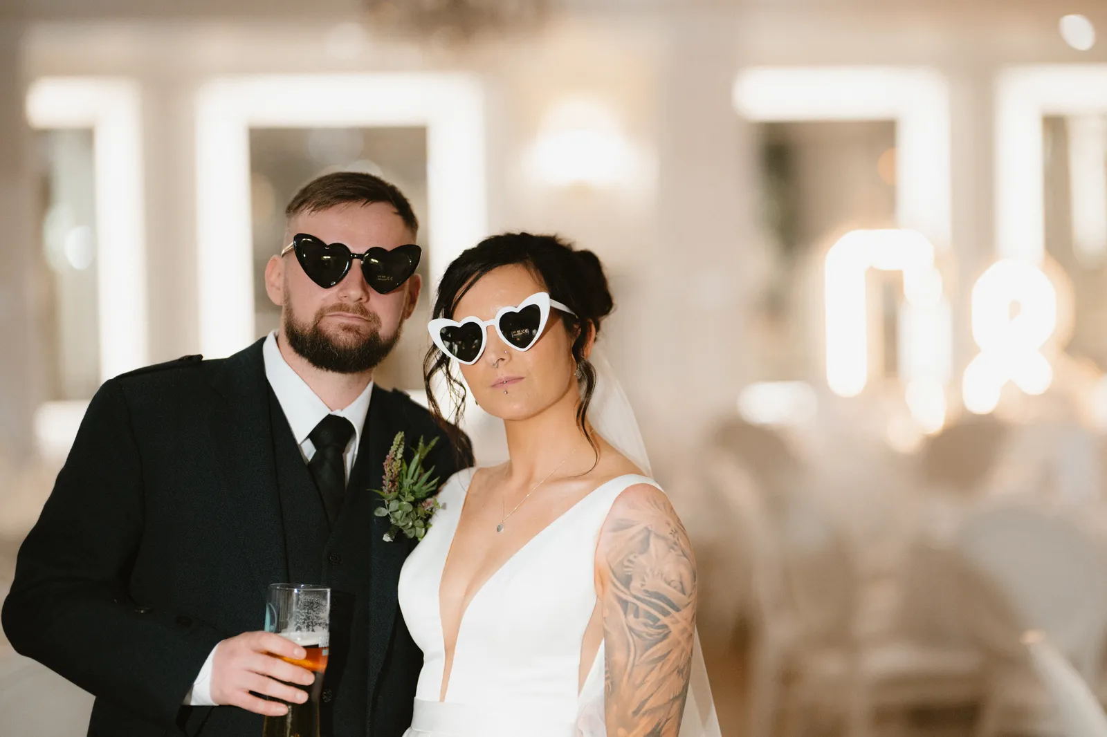 The couple in sunglasses
