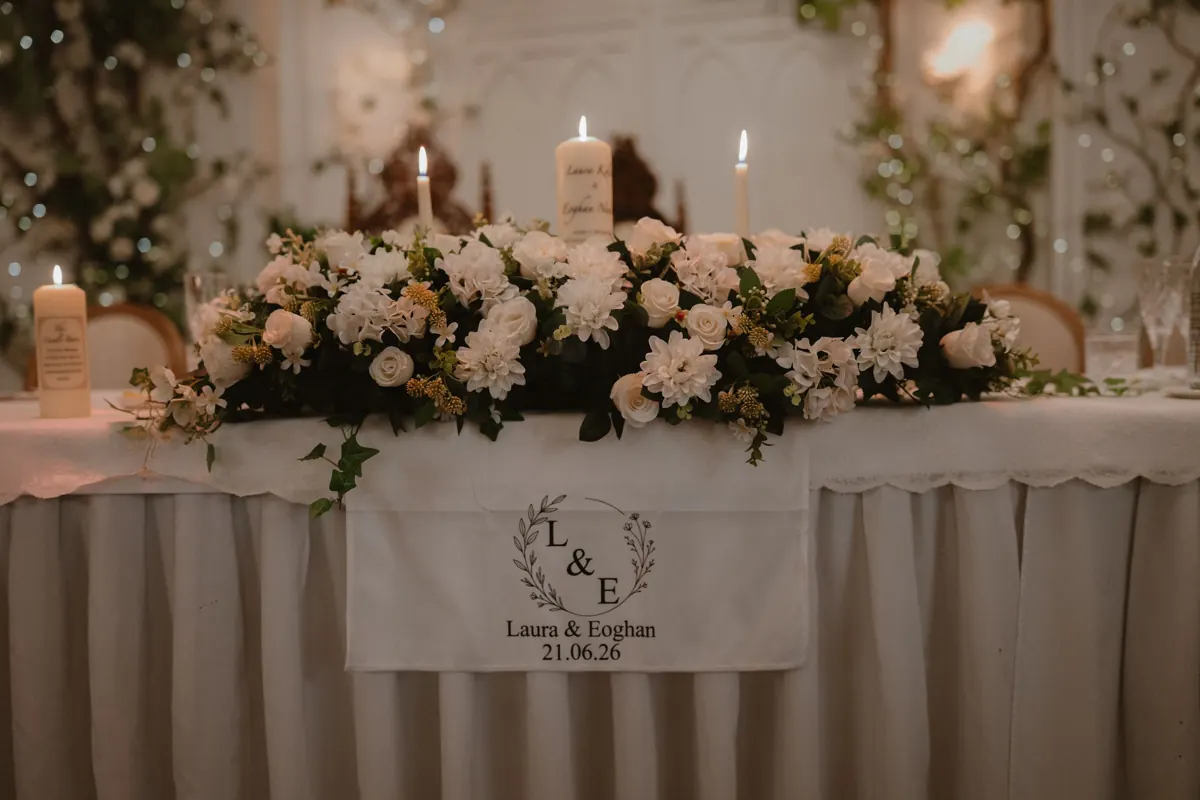 Wedding photograph 10 at Cabra Castle