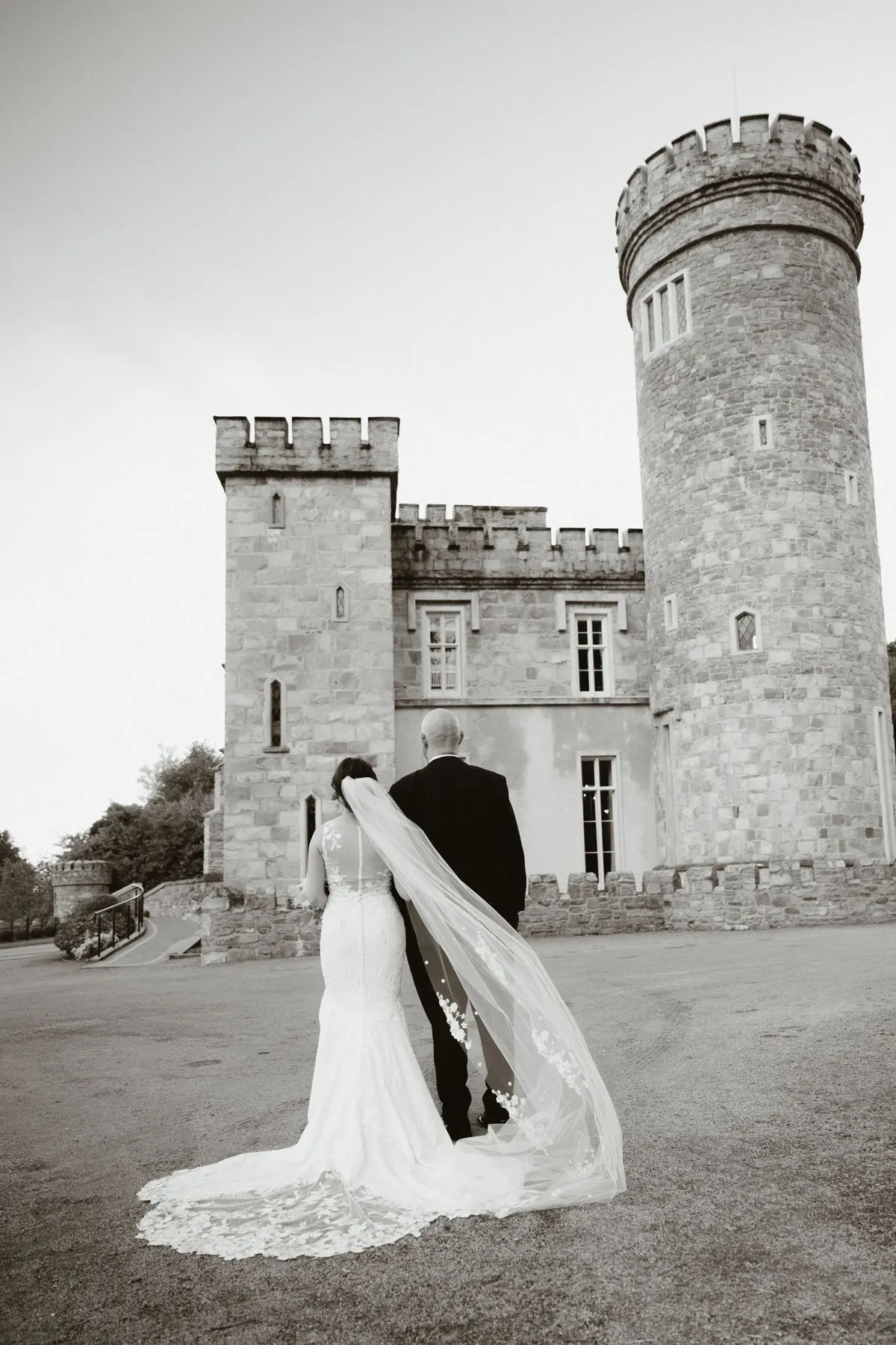 Bridal and groom portraits captured at Killeavy Castle Estate