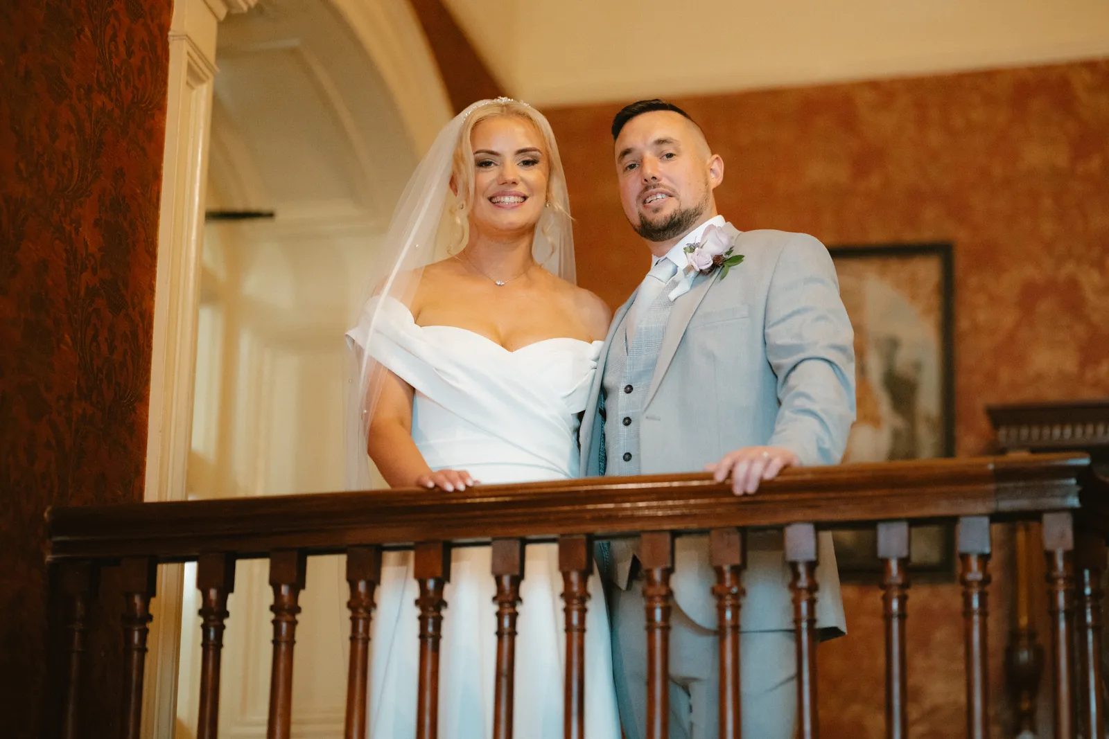 The couple on the landing