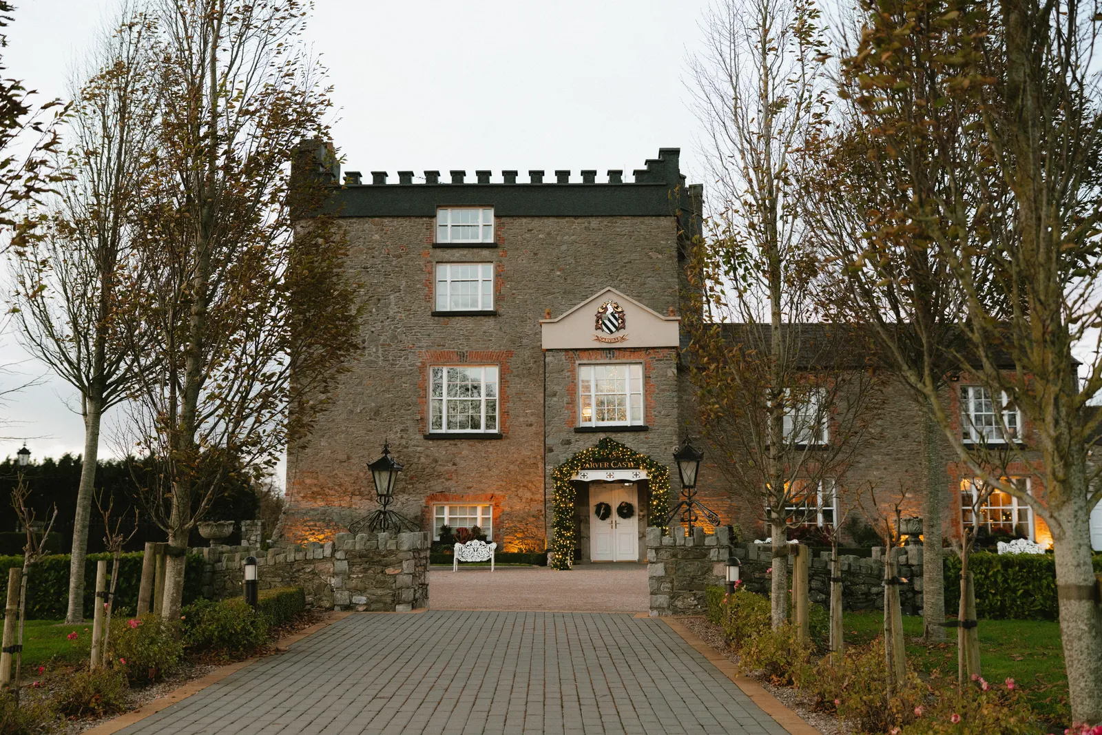 The exterior of Darver Castle