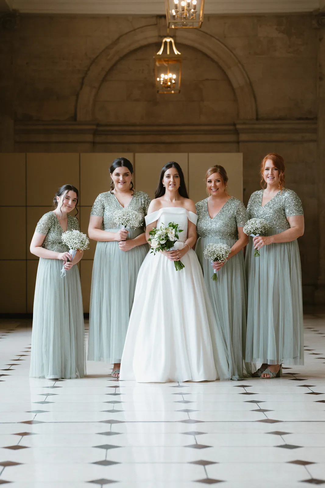Rebecca with attendants