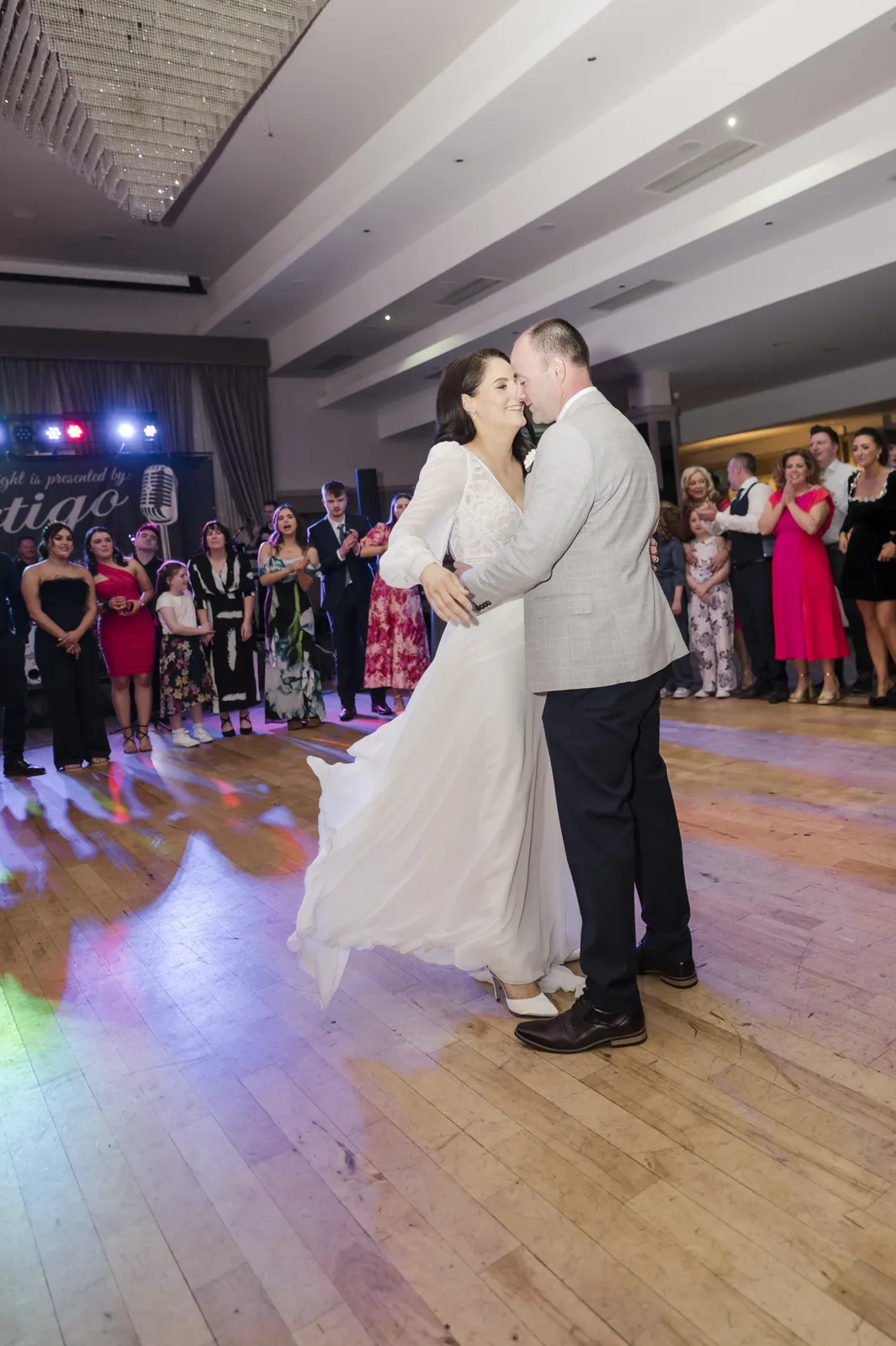 Roisin and Colm dancing together