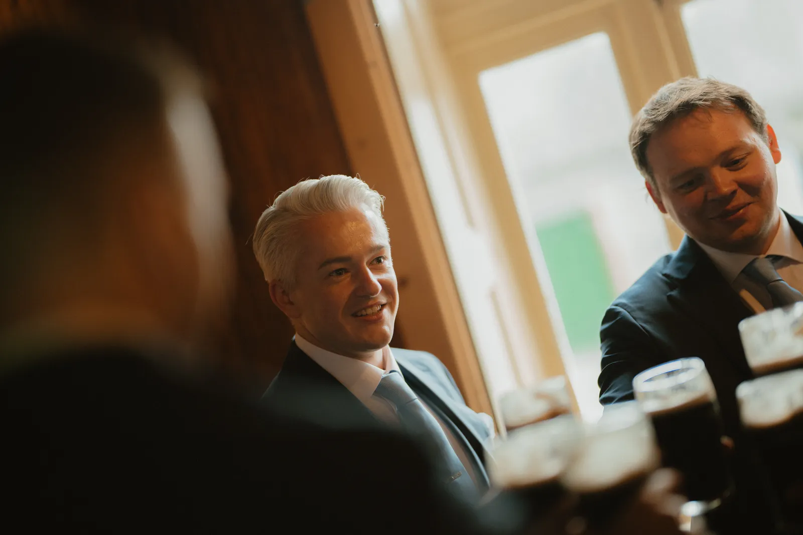 Jack smiling during a conversation