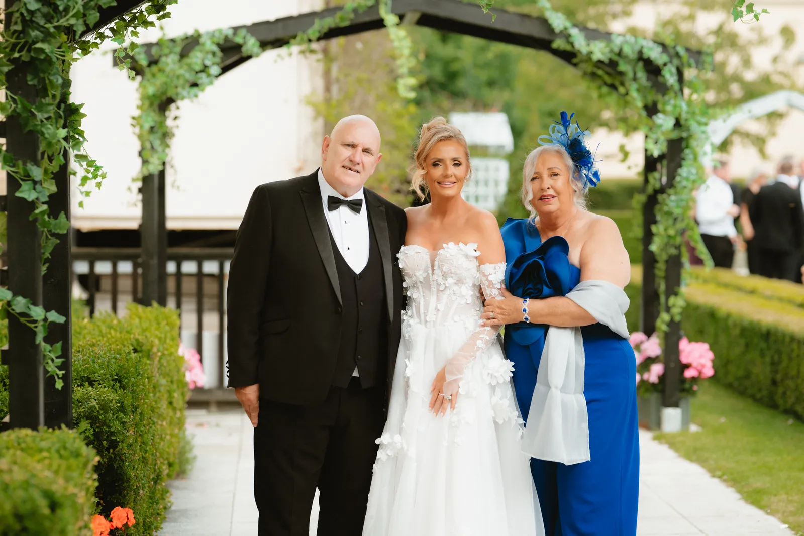 Tara with two guests