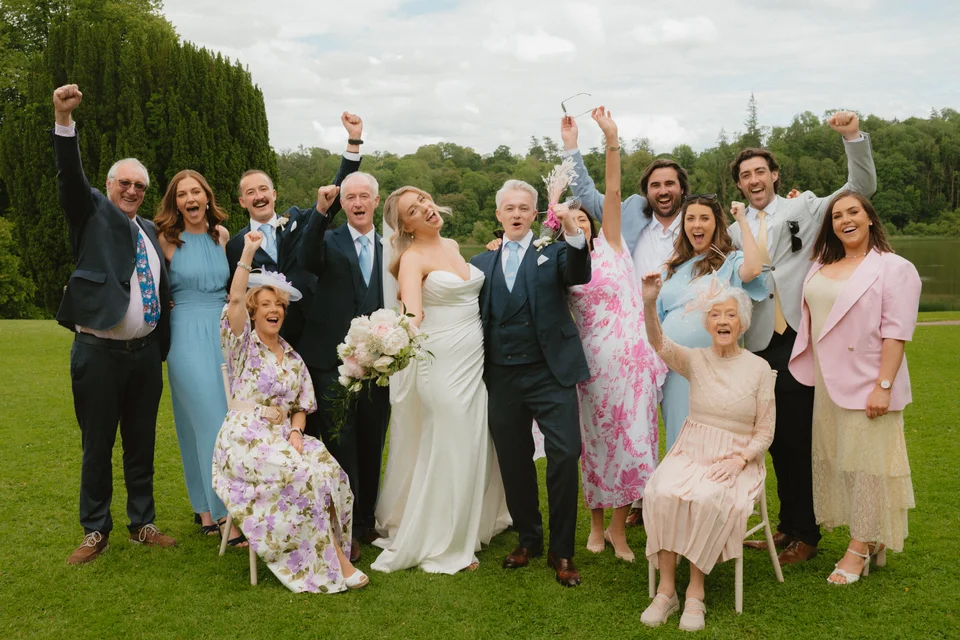 Wedding photograph 9 at Castle Leslie Estate